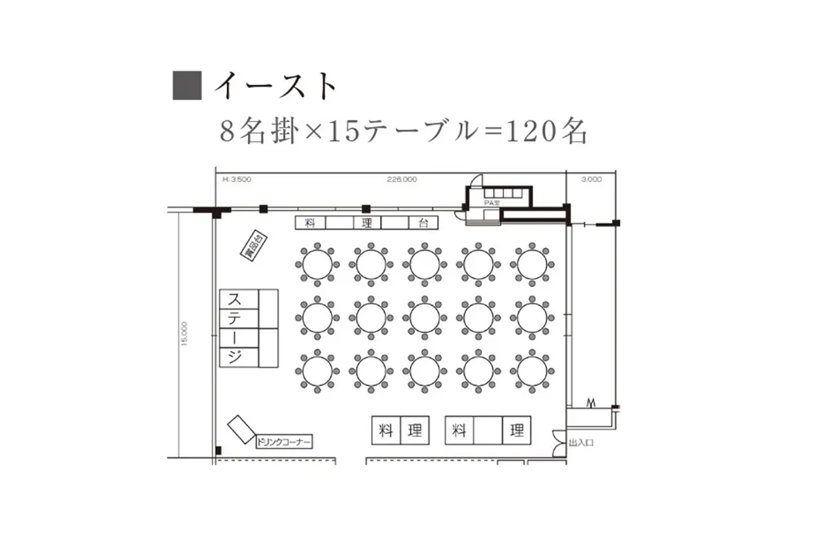 イースト平面図