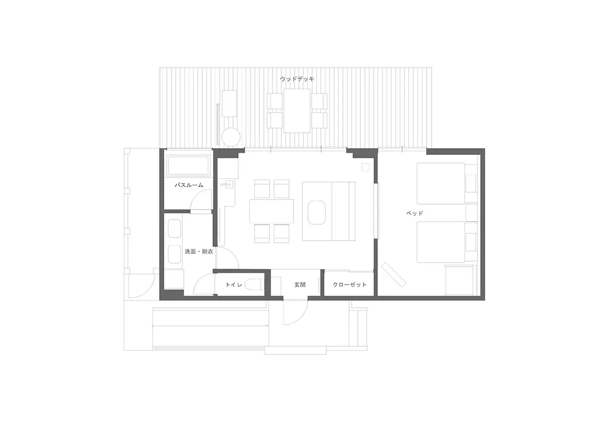 客室レイアウト