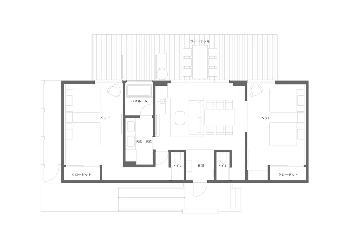 客室レイアウト