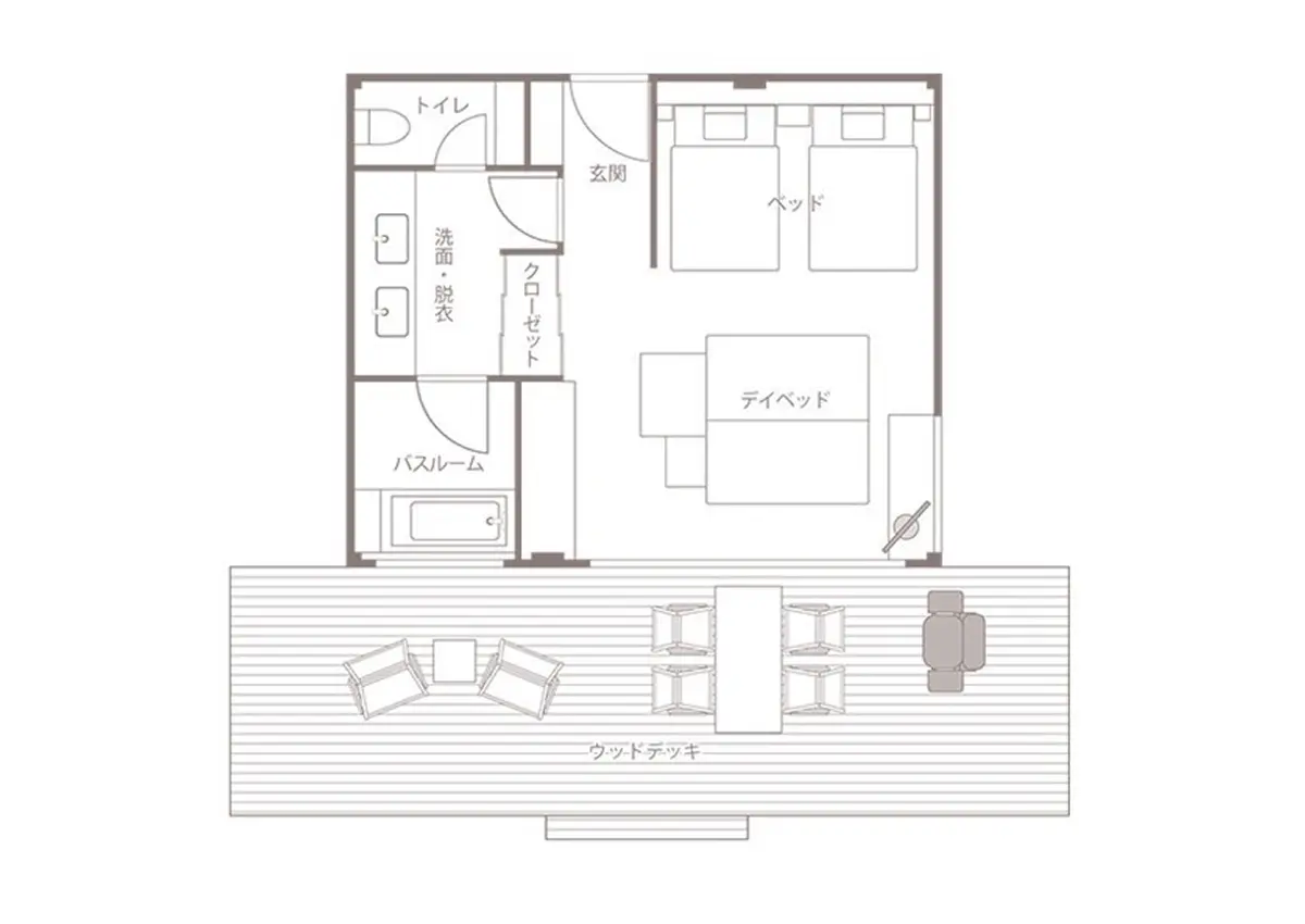 客室レイアウト