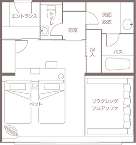 デラックスルーム図面