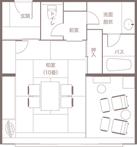 スーペリアタタミルーム図面