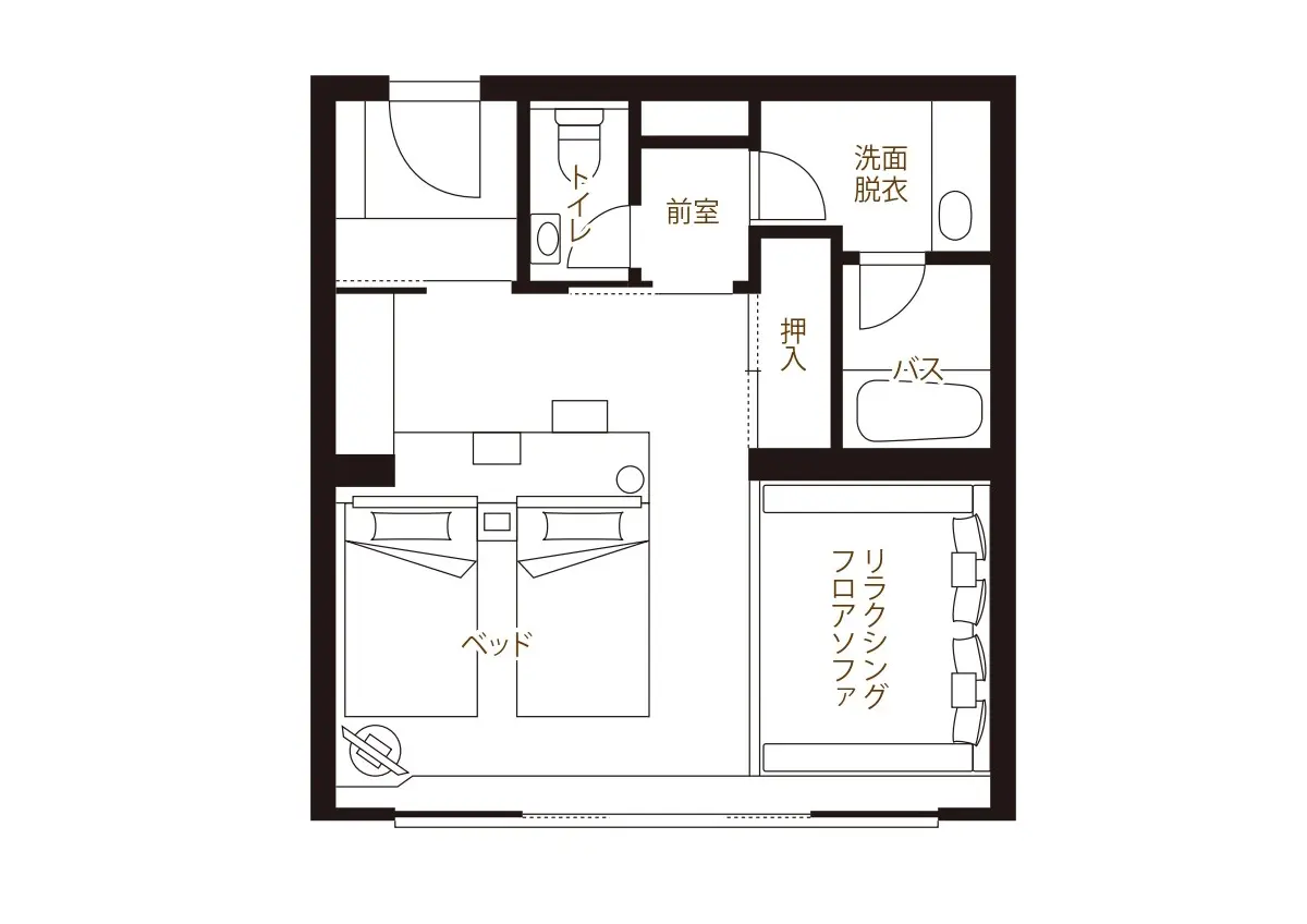 客室レイアウト