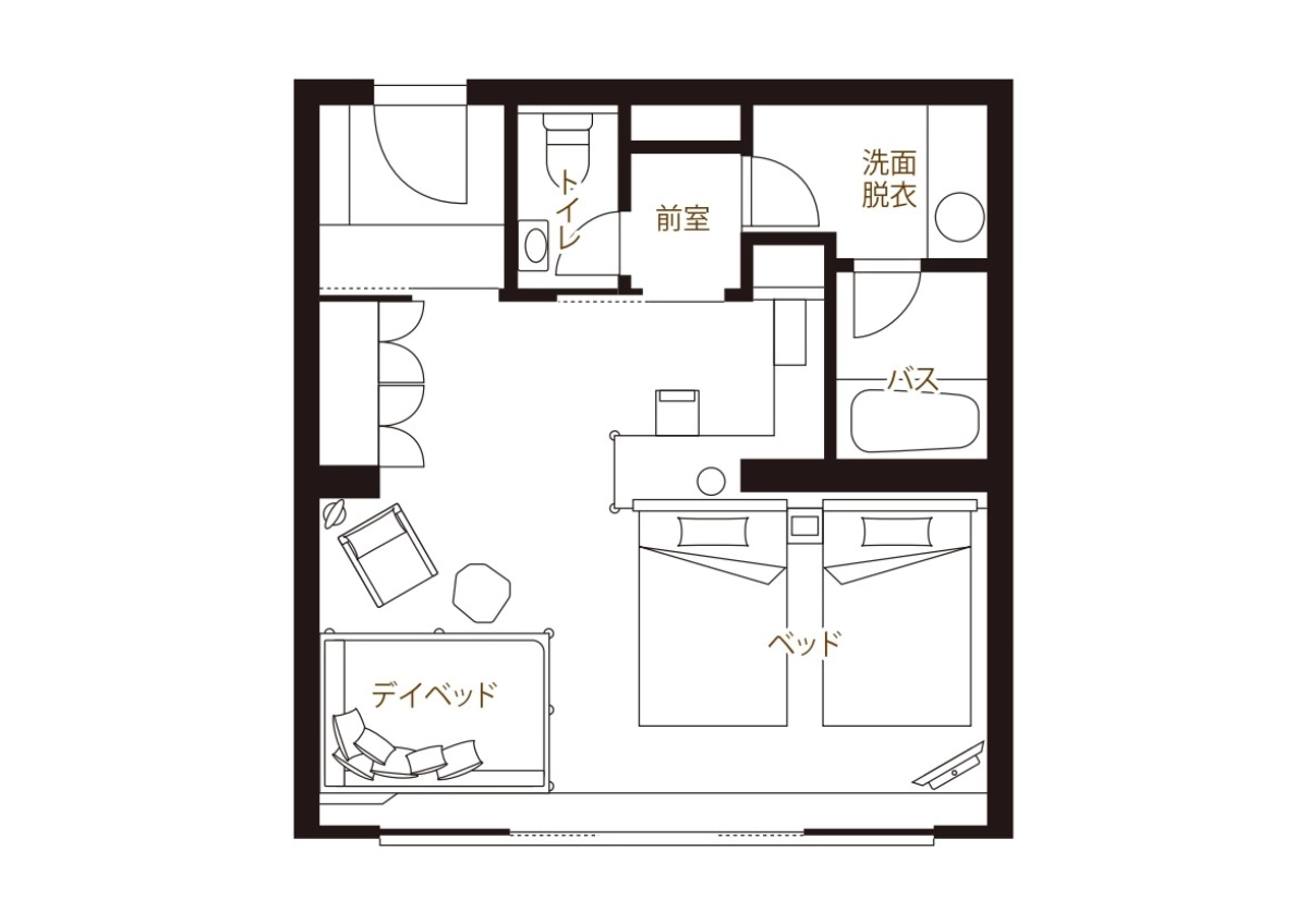 客室レイアウト