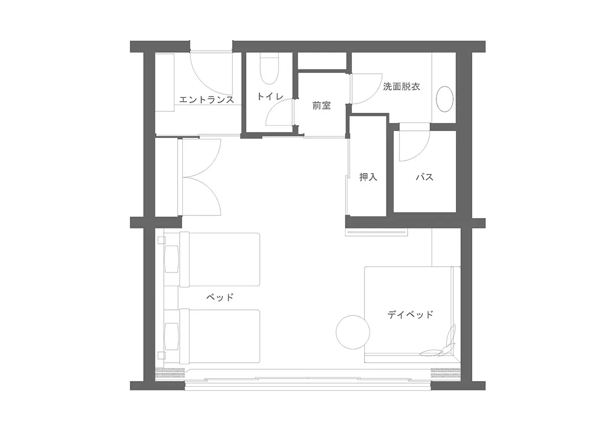 客室レイアウト