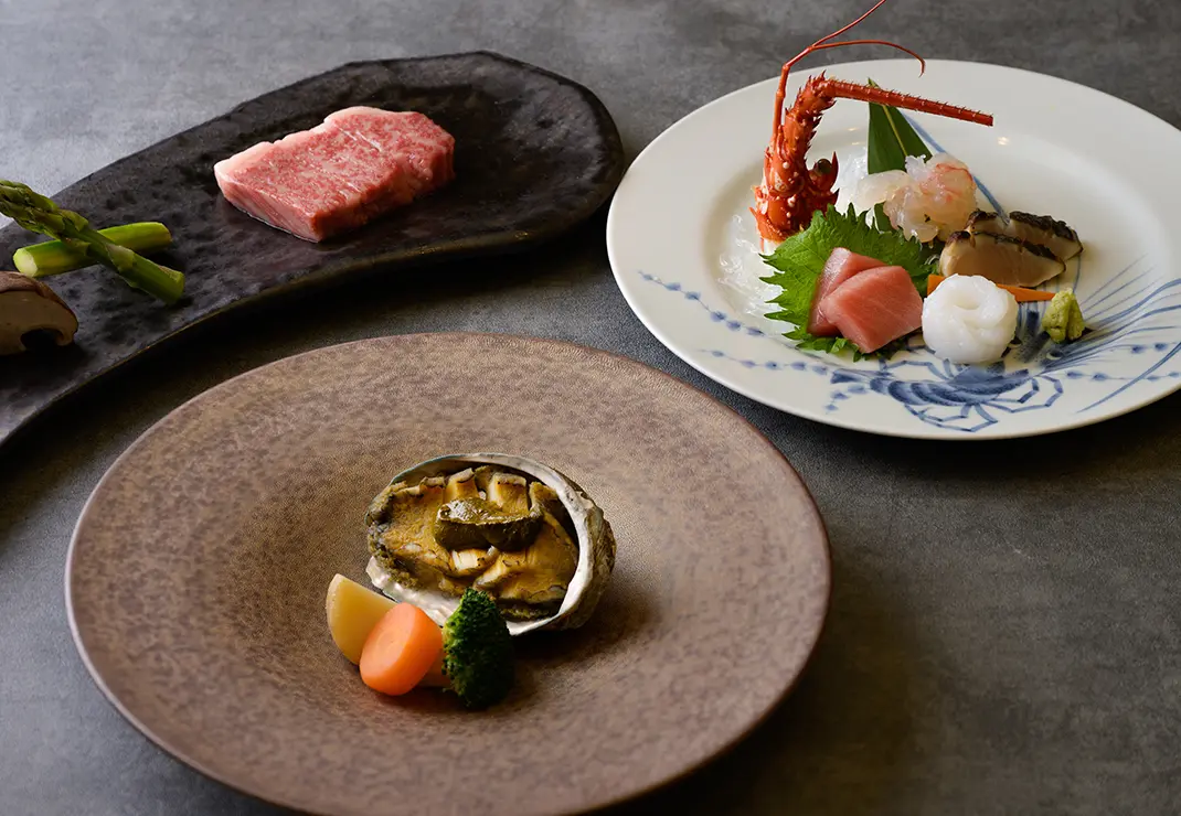 レストラン里海で夕食を