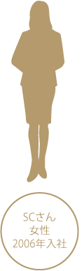 SCさん 女性 2006年入社