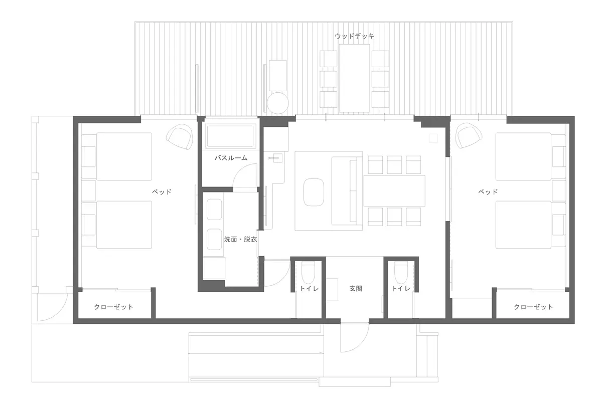 フォレストヴィラ 2bedroom