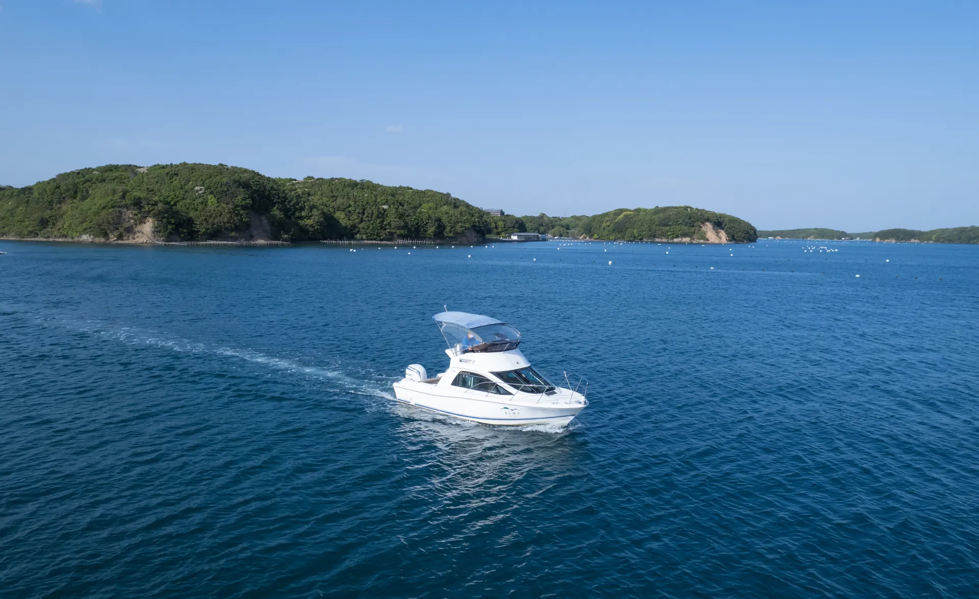 海を感じながらNEMUのマリーナへ