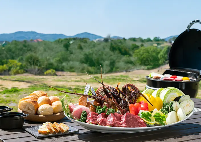 お部屋でのお食事