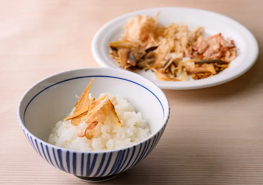 熱々ご飯のお供に 鰹節食べ比べ